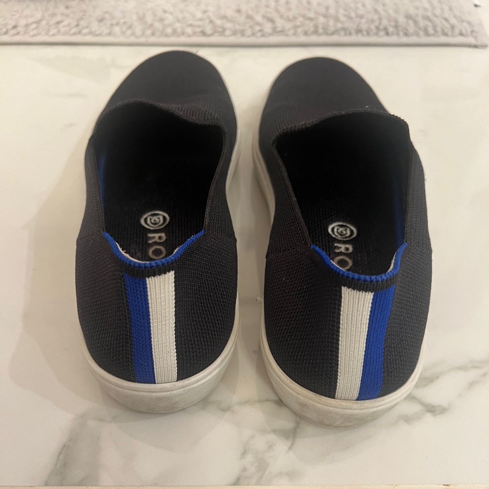 Rothy’s Slip On Sneaker Shoe Womens Size 8.5 Black